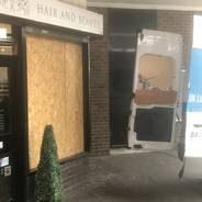 Shop front boardup